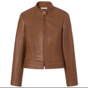 Tory Burch Calista leather jacket Size 10